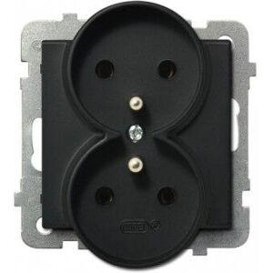 Ospel GP-2RRZ/m/33 enchufe - Negro Ospel GP-2RRZ/m/33 enchufe - Negro