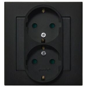 Ospel GP-2RSP/33 Doppelsteckdose - Steckdose Ospel GP-2RSP/33 Doppelsteckdose - Steckdose