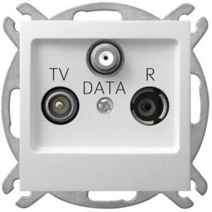 Enchufe Ospel GPA-YD/m/00 Blanco - Serie Impresja Enchufe Ospel GPA-YD/m/00 Blanco - Serie Impresja