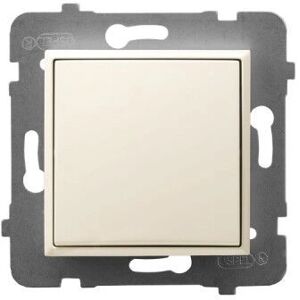 Ospel ŁP-1U/m/27 - Interrupteur + Bouton-poussoir - Beige - Commutateur électrique - Publicité Ospel ŁP-1U/m/27 - Interrupteur + Bouton-poussoir - Beige - Commutateur électrique - Publicité