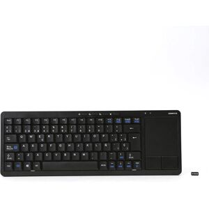 Teclado inalámbrico Omega OKB004BES con touchpad - Oficina RF QWERTY Negro Teclado inalámbrico Omega OKB004BES con touchpad - Oficina RF QWERTY Negro