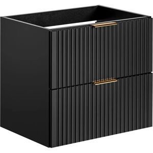 Meble łazienkowe Georgia Black Petits-Meubles - 57cm, MDF, Do powieszenia Meble łazienkowe Georgia Black Petits-Meubles - 57cm, MDF, Do powieszenia