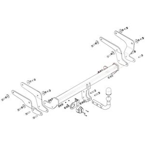 Steinhof T-197 Anhängerkupplung - Europäische Homologation E20 Steinhof T-197 Anhängerkupplung - Europäische Homologation E20
