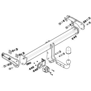 Attelage de remorque STEINHOF V-308 - Boule pivotante, Installation facile, Verrouillage sécurisé - Publicité Attelage de remorque STEINHOF V-308 - Boule pivotante, Installation facile, Verrouillage sécurisé - Publicité