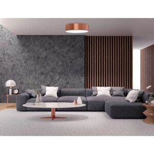 TEAM Round Metal Ceiling Light - White and Rose Gold - Ceiling Lamp TEAM Round Metal Ceiling Light - White and Rose Gold - Ceiling Lamp