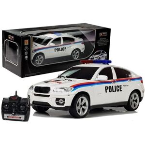 Voiture RC Blanche de Lean Toys - Voiture Télécommandée Voiture RC Blanche de Lean Toys - Voiture Télécommandée