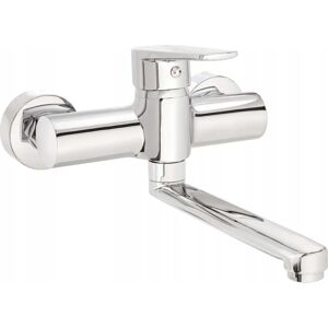 Mezclador de lavabo en pared - Monomando, Cerámico, Cromo Mezclador de lavabo en pared - Monomando, Cerámico, Cromo