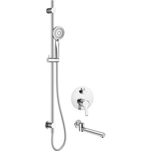 Deante Unterputz-Duschanlage mit Badewannen-Auslauf - concealed shower set with bath spout Deante Unterputz-Duschanlage mit Badewannen-Auslauf - concealed shower set with bath spout