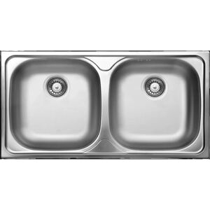 Lavello da Cucina in Acciaio Inox Deante - 2 Ciotole, 78x43,5cm, Reversibile, Con Accessori Lavello da Cucina in Acciaio Inox Deante - 2 Ciotole, 78x43,5cm, Reversibile, Con Accessori
