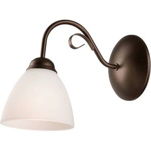 Lamkur Adelle Wall Light - E27, Brown, Glass Shade Lamkur Adelle Wall Light - E27, Brown, Glass Shade