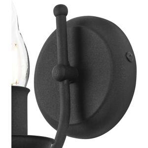 Lamkur Lucy 44132 Wandleuchte - E14 Max 40W Schwarz Lamkur Lucy 44132 Wandleuchte - E14 Max 40W Schwarz