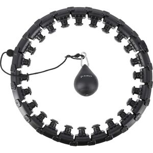 HMS Verstelbare Zwarte Fitness Hula Hoop met Zwaartekrachtbal HMS Verstelbare Zwarte Fitness Hula Hoop met Zwaartekrachtbal