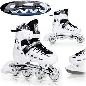 NILS Extreme Białe 4w1 regulowane łyżworolki - Sprzęt sportowy NILS Extreme Białe 4w1 regulowane łyżworolki - Sprzęt sportowy