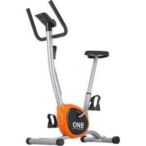 Vélo mécanique One Fitness - RW3011 - Argent et Orange - Publicité Vélo mécanique One Fitness - RW3011 - Argent et Orange - Publicité