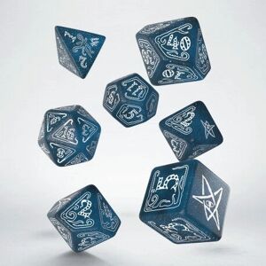 Set de Dés Call of Cthulhu - Bleu Foncé & Blanc - Accessoires RPG - Publicité Set de Dés Call of Cthulhu - Bleu Foncé & Blanc - Accessoires RPG - Publicité