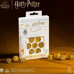Q Workshop Hufflepuff Yellow Dice Set - Role Playing Game Dice Q Workshop Hufflepuff Yellow Dice Set - Role Playing Game Dice
