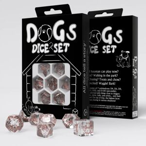 Q Workshop Dogs Dice Set - Bubbles - Role Playing Game Dice - LD-SDOG04 Q Workshop Dogs Dice Set - Bubbles - Role Playing Game Dice - LD-SDOG04