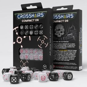 Q Workshop Crosshairs Compact D6 Dice Pack - Role Playing Game Dice Q Workshop Crosshairs Compact D6 Dice Pack - Role Playing Game Dice