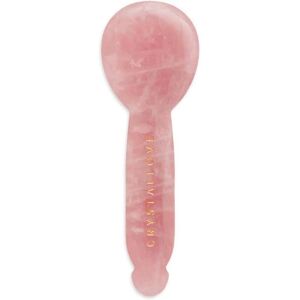 Crystallove Rose Quartz Eye Gua Sha - Facial Massage Tool Crystallove Rose Quartz Eye Gua Sha - Facial Massage Tool