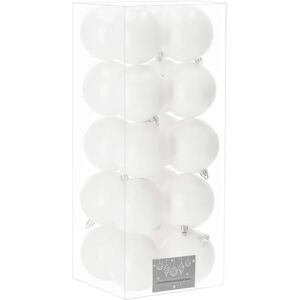 Palline di Natale bianche Springos - 20 Ornamenti infrangibili Palline di Natale bianche Springos - 20 Ornamenti infrangibili