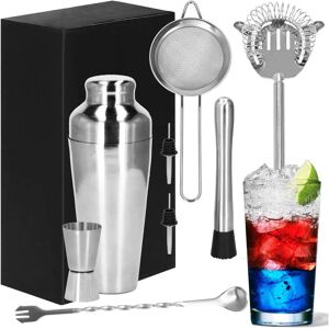 Springos Cocktail Setti - 8-osainen Ruostumattomasta Teräksestä Bar Setti Springos Cocktail Setti - 8-osainen Ruostumattomasta Teräksestä Bar Setti