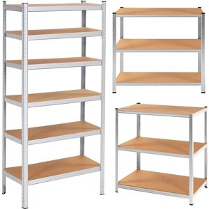 Regał metalowy Springos - 6 półek - 110x225x50cm - Garaż i piwnica Regał metalowy Springos - 6 półek - 110x225x50cm - Garaż i piwnica