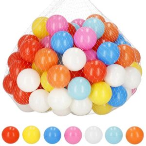 Sada Barevné Míčky pro Děti Springos - 100 kusů - 6cm - Bez BPA Sada Barevné Míčky pro Děti Springos - 100 kusů - 6cm - Bez BPA