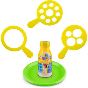 Ensemble de Bulles TUBAN - 250ml avec Assiette & 3 Anneaux - Publicité Ensemble de Bulles TUBAN - 250ml avec Assiette & 3 Anneaux - Publicité