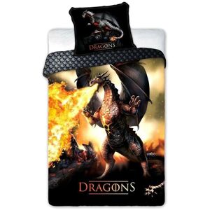 DreamWorks Ognisty Smok Dekowa - Bawełna 140x200cm DreamWorks Ognisty Smok Dekowa - Bawełna 140x200cm