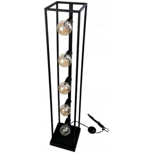 Merkury Market Černé moderní loftová stojací lampa - Stojací lampa Merkury Market Černé moderní loftová stojací lampa - Stojací lampa