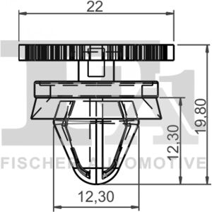 FA1 21-40015.10 Clip de Cubierta de Rueda Blanca - Wheel Cover Clip FA1 21-40015.10 Clip de Cubierta de Rueda Blanca - Wheel Cover Clip