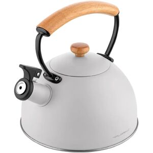 Tetera vintage Florina in acciaio inox da 2,3L con manico in legno Tetera vintage Florina in acciaio inox da 2,3L con manico in legno