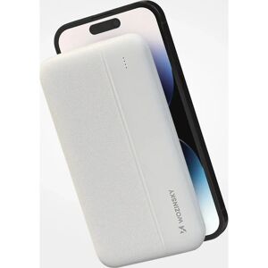 Wozinsky Powerbank 10000mAh Hvid - Bærbar powerbank med 2 USB-porte Wozinsky Powerbank 10000mAh Hvid - Bærbar powerbank med 2 USB-porte