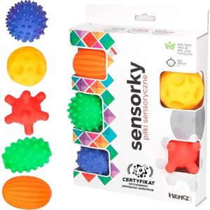 Balles sensorielles Hencz Toys pour bébés - Ensemble de 5 couleurs et textures - Publicité Balles sensorielles Hencz Toys pour bébés - Ensemble de 5 couleurs et textures - Publicité