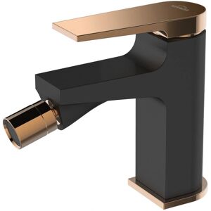 Invena Negro/Oro Rosa Latón Grifo Bidet - Mezclador para bidet con cabeza de cerámica Invena Negro/Oro Rosa Latón Grifo Bidet - Mezclador para bidet con cabeza de cerámica