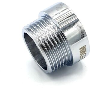 Invena Extension de filetage de tube 3/4" - Laiton Chrome - Publicité Invena Extension de filetage de tube 3/4" - Laiton Chrome - Publicité