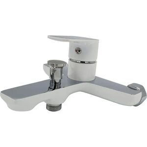 Grifo de baño empotrado Invena - Blanco/Cromo Grifo de baño empotrado Invena - Blanco/Cromo