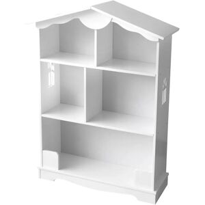 Bibliothèque Blanche Maison de Poupée - Leomark - Publicité Bibliothèque Blanche Maison de Poupée - Leomark - Publicité