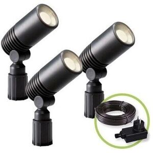 Garden Lights Erlen-Set - 12V 120lm - Anthrazit - 27cm Garden Lights Erlen-Set - 12V 120lm - Anthrazit - 27cm