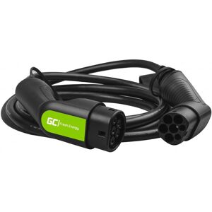 Green Cell EV09 Electric Vehicle Charging Cable - 5m Black Type 2 7200W Green Cell EV09 Electric Vehicle Charging Cable - 5m Black Type 2 7200W