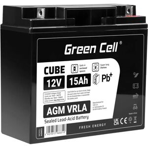 GreenCell AGM Batterie Blei-Säure VRLA - 12V - 15Ah - Batterietyp GreenCell AGM Batterie Blei-Säure VRLA - 12V - 15Ah - Batterietyp