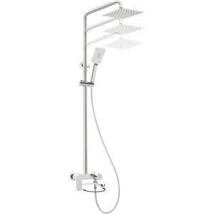 Deante Modèle Zestaw prysznicowy Cascada - Chrome - Système de douche - Publicité Deante Modèle Zestaw prysznicowy Cascada - Chrome - Système de douche - Publicité