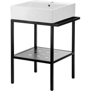 Seria 400 firmy Neuesbad - Umywalka 565x400 mm, Montaż na ścianie - Zestaw mebli łazienkowych Seria 400 firmy Neuesbad - Umywalka 565x400 mm, Montaż na ścianie - Zestaw mebli łazienkowych