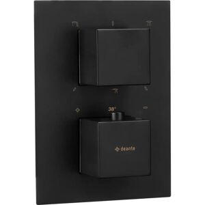 Elemento esterno nero per scatola termostatica Deante Elemento esterno nero per scatola termostatica Deante