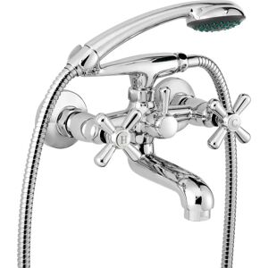 Deante SYMETRIO BOS 011D Mezclador de bañera empotrado en pared - Cromo Deante SYMETRIO BOS 011D Mezclador de bañera empotrado en pared - Cromo