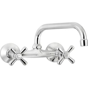 Deante BOS 050D Mezclador de lavabo de pared - Cromo Deante BOS 050D Mezclador de lavabo de pared - Cromo