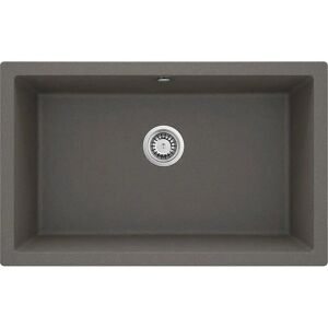 Deante ZQA T10D Lavabo in granito sospeso - 1 vasca, antracite, 800mm Deante ZQA T10D Lavabo in granito sospeso - 1 vasca, antracite, 800mm