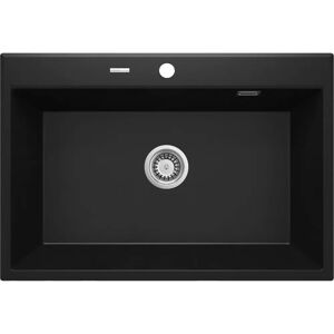 Évier en granit noir Deante - 70x52cm, 1 compartiment - Publicité Évier en granit noir Deante - 70x52cm, 1 compartiment - Publicité