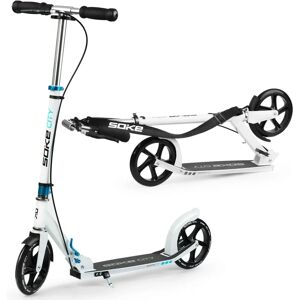 SOKE Scooter Blanc Ville - Modèle Urbain - Publicité SOKE Scooter Blanc Ville - Modèle Urbain - Publicité