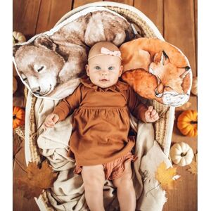 Perna Decorativă din Bumbac cu Vulpe pentru Copii Babysteps - Clasic 35x21/23cm Perna Decorativă din Bumbac cu Vulpe pentru Copii Babysteps - Clasic 35x21/23cm
